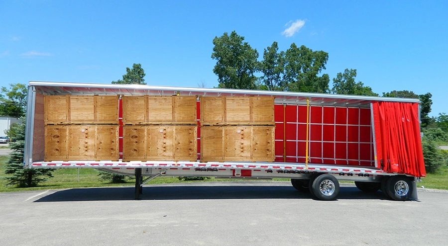 Curtain Side Intermodal Container